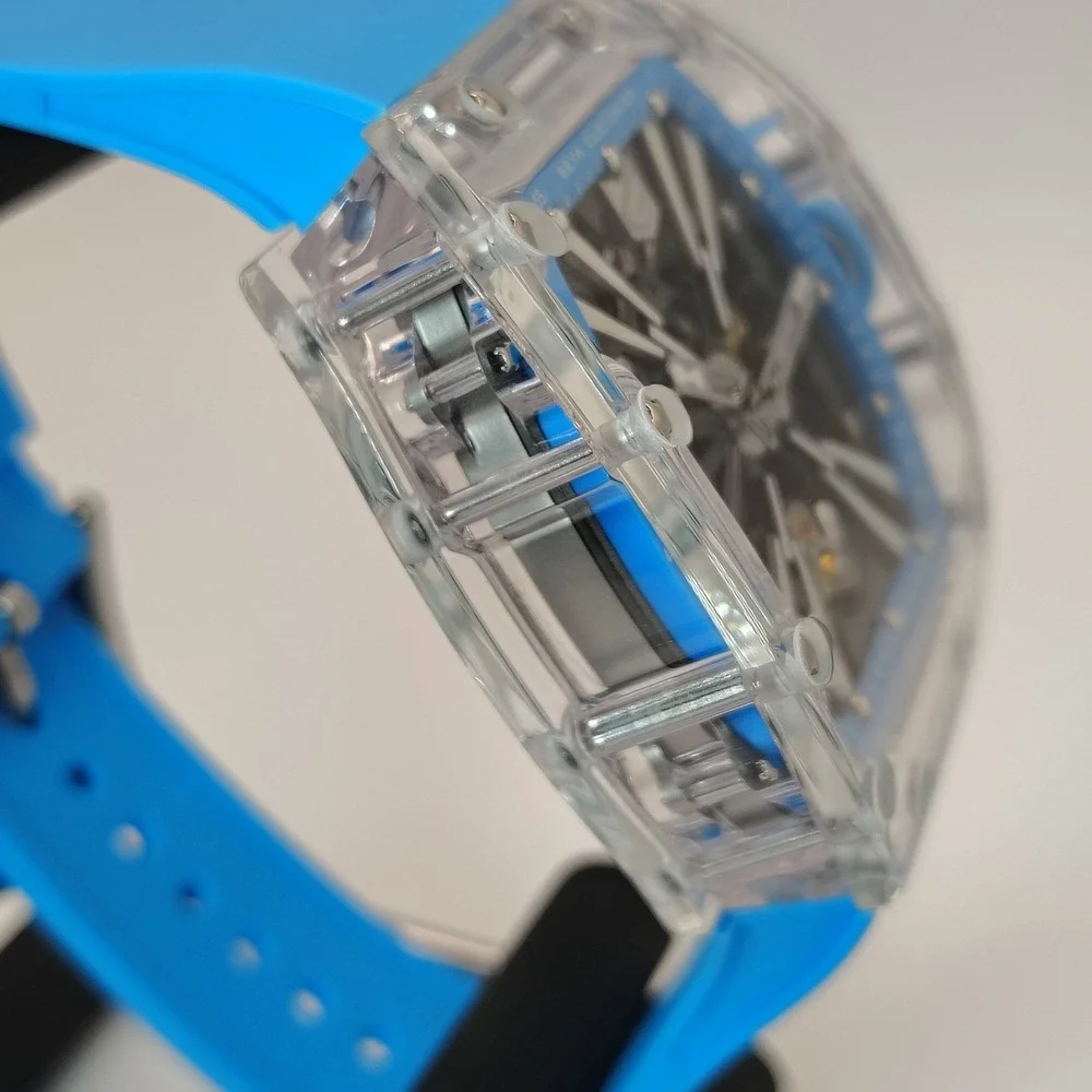2026 Geya G78190 Crystal Shell‎ Series 55mm Mens Automatic Watch Full Box Set